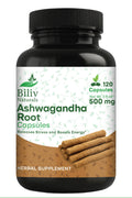 Biliv Naturals Ashwagandha Root Capsules bottle